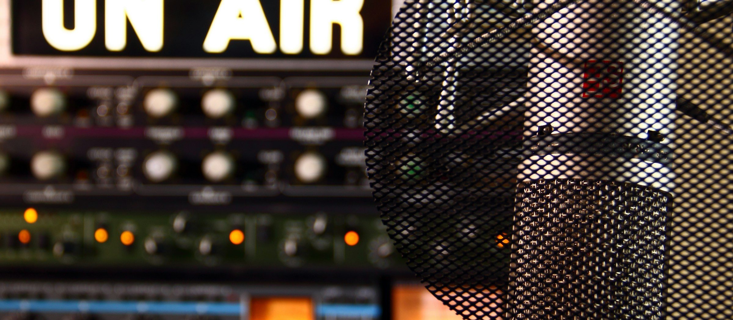 On-air broadcast studio microphone for the Stella Rosa national broadcast and social campaign